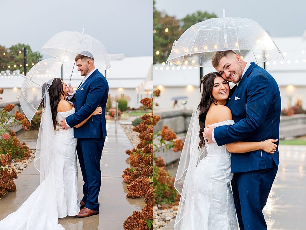 Romantic bride and groom portraits at Red Oak Valley in Owensville Missouri
