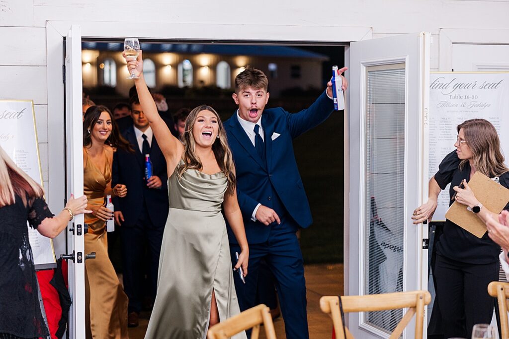 Wedding reception at Red Oak Valley in Owensville Missouri