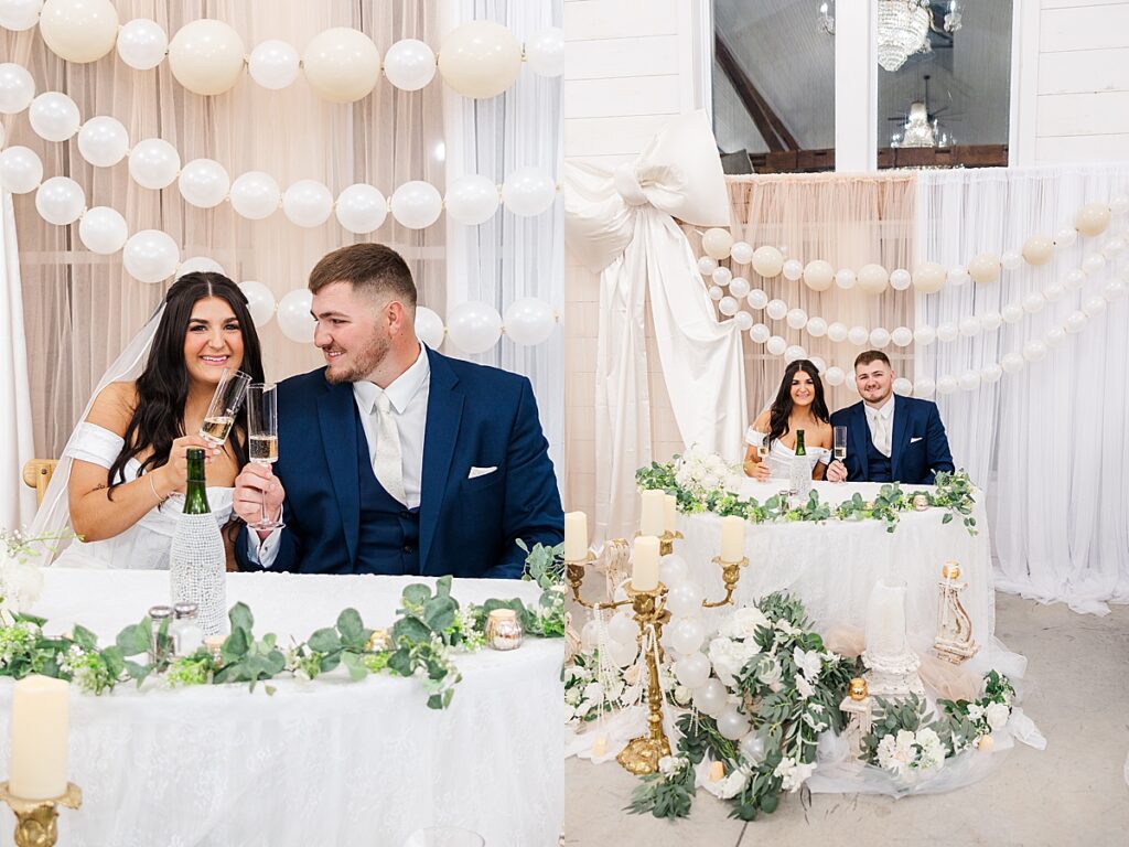 Wedding reception at Red Oak Valley in Owensville Missouri