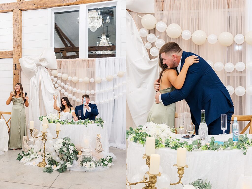 Wedding reception at Red Oak Valley in Owensville Missouri